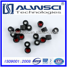 8mm black plastic cap for screw bottle